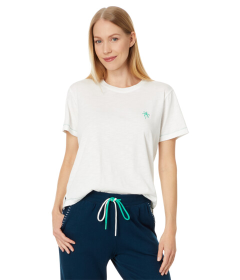 Imbracaminte Femei PJ Salvage Ocean Breeze Short Sleeve T-Shirt Ivory