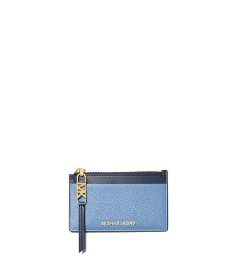 Genti Femei MICHAEL Michael Kors Empire Small Zip Card Case French Blue Multi