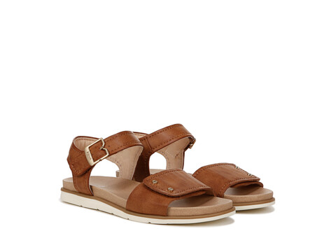 Incaltaminte Femei Dr Scholls Nicely Sun Flat Sandal Honey Brown