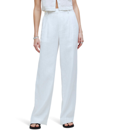 Imbracaminte Femei Madewell The Harlow Wide-Leg Pant in 100 Linen Eyelet White