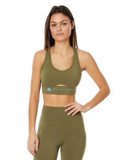 Imbracaminte Femei adidas by Stella McCartney TrueStrength Yoga Medium Support Sports Bra IT5717 Focus Olive