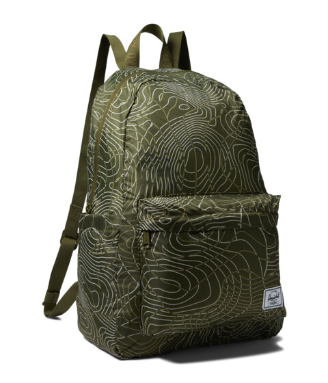 Genti Femei Herschel Supply Co Rome Packable Backpack Ivy Green Topography