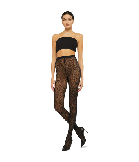 Imbracaminte Femei Wolford Floral Jacquard Tights Black