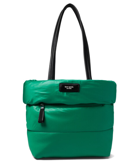 Genti Femei Kate Spade New York Puffed Puffy Fabric Small Tote Wintergreen