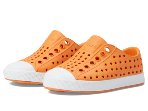 Incaltaminte Fete Native Shoes Jefferson Slip-on Sneakers (ToddlerLittle Kid) Apricot OrangeShell White